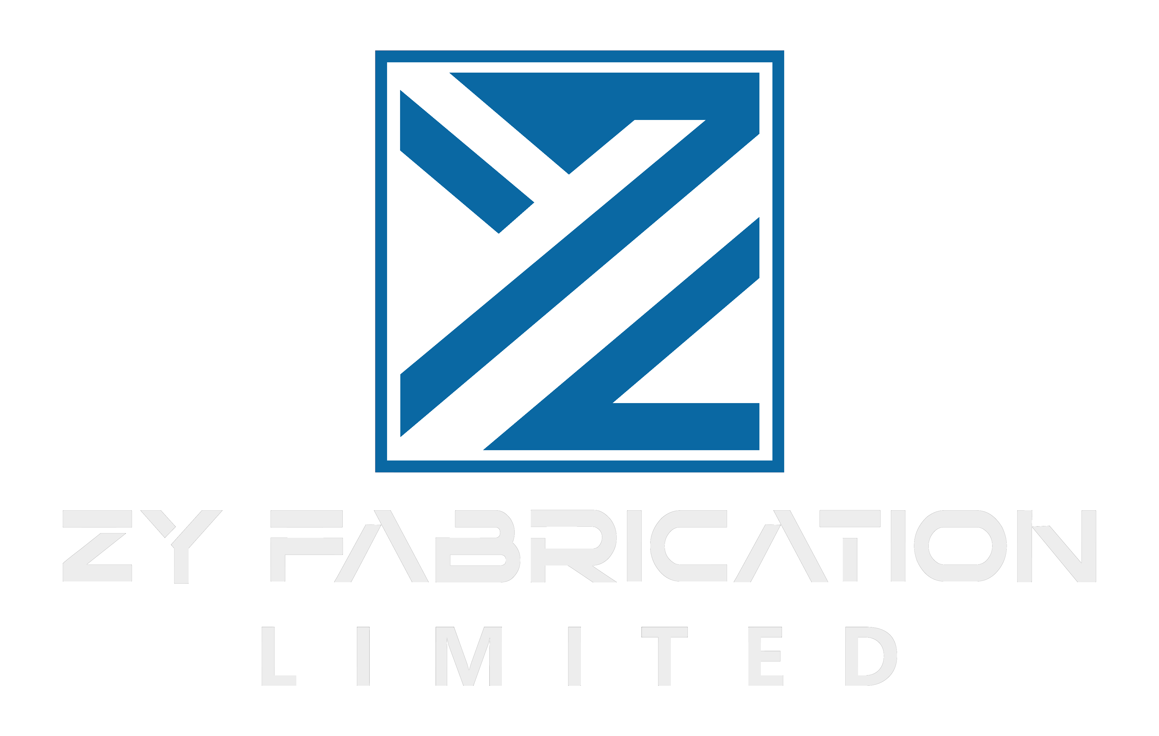 ZY Fabrication Logo White